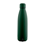 Tropffreie Trinkflasche aus recyceltem Edelstahl mit matter Oberfläche, 700 ml farbe grün zweite Ansicht