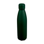 Tropffreie Trinkflasche aus recyceltem Edelstahl mit matter Oberfläche, 700 ml farbe grün vierte Ansicht