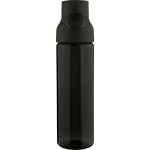 Robuste Tritan-Trinkflasche mit Klickverschluss und Tragegriff, 750 ml farbe schwarz erste Ansicht