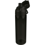 Robuste Tritan-Trinkflasche mit Klickverschluss und Tragegriff, 750 ml farbe schwarz zweite Ansicht