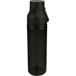 Robuste Tritan-Trinkflasche mit Klickverschluss und Tragegriff, 750 ml farbe schwarz vierte Ansicht