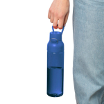 Robuste Tritan-Trinkflasche mit Klickverschluss und Tragegriff, 750 ml farbe blau sechste Ansicht