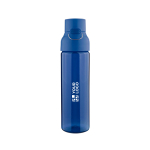 Robuste Tritan-Trinkflasche mit Klickverschluss und Tragegriff, 750 ml farbe blau Ansicht mit Druckbereich