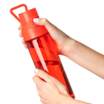 Robuste Tritan-Trinkflasche mit Klickverschluss und Tragegriff, 750 ml farbe rot erste Ansicht