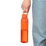 Robuste Tritan-Trinkflasche mit Klickverschluss und Tragegriff, 750 ml farbe orange siebte Ansicht