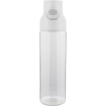 Transparente Tritan-Trinkflasche mit farbigem Deckel und Klickverschluss, 750 ml farbe weiß zweite Ansicht