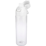 Transparente Tritan-Trinkflasche mit farbigem Deckel und Klickverschluss, 750 ml farbe weiß vierte Ansicht