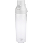 Transparente Tritan-Trinkflasche mit farbigem Deckel und Klickverschluss, 750 ml farbe weiß sechste Ansicht