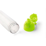 Transparente Tritan-Trinkflasche mit farbigem Deckel und Klickverschluss, 750 ml farbe lindgrün vierte Ansicht