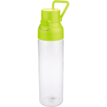 Transparente Tritan-Trinkflasche mit farbigem Deckel und Klickverschluss, 750 ml farbe lindgrün sechste Ansicht