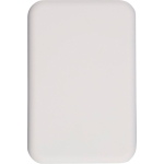 Magnetische Powerbank aus recyceltem Kunststoff mit USB-C und 15-W-Induktionsladung, 10.000 mAh farbe weiß siebte Ansicht
