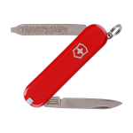 Victorinox Taschenmesser aus Edelstahl im Schlüsselanhängerformat mit 6 Funktionen farbe rot zweite Ansicht