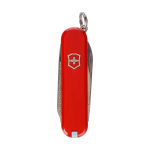 Victorinox Taschenmesser aus Edelstahl im Schlüsselanhängerformat mit 6 Funktionen farbe rot sechste Ansicht