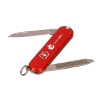 Victorinox Taschenmesser aus Edelstahl im Schlüsselanhängerformat mit 6 Funktionen farbe rot siebte Ansicht