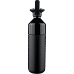 Schwarze Thermoflasche aus Edelstahl mit Strohhalm von Dopper Insulated, 580 ml vierte Ansicht
