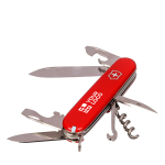 Victorinox Multifunktionsmesser aus Edelstahl mit 14 Funktionen farbe rot Ansicht mit Druckbereich