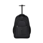 2-in-1-Trolleyrucksack aus Polyester mit Laptopfach, 20 l farbe schwarz erste Ansicht
