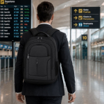 2-in-1-Trolleyrucksack aus Polyester mit Laptopfach, 20 l