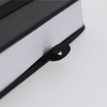 A5-Buchkalender aus Kunstleder mit Gummiband inkl. Lesezeichen