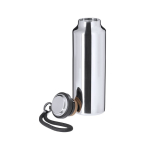 Thermoflasche aus recyceltem Edelstahl mit Trageband, 480 ml