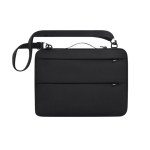 Gepolsterte Laptoptasche aus Polyester mit Diebstahlschutzfach, 15 Zoll farbe schwarz erste Ansicht