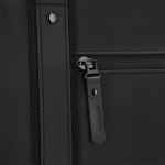 Rolltop-Reisetasche aus Kunstleder mit Trolleyband und Schultergurt