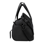 Rolltop-Reisetasche aus Kunstleder mit Trolleyband und Schultergurt