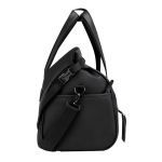 Rolltop-Reisetasche aus Kunstleder mit Trolleyband und Schultergurt