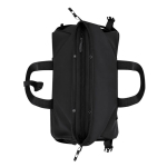 Rolltop-Reisetasche aus Kunstleder mit Trolleyband und Schultergurt