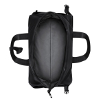Rolltop-Reisetasche aus Kunstleder mit Trolleyband und Schultergurt