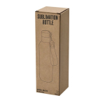 Weiße Trinkflasche aus recyceltem Edelstahl, 750 ml
