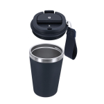 Thermobecher aus recyceltem Material mit Henkel, 350 ml