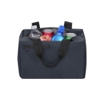 Kühltasche aus Kunstleder mit Vordertasche und Reißverschluss, 12 l