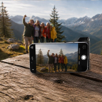 Magnetische Smartphone-Halterung mit Bluetooth-Fernauslöser