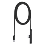 USB-C-Ladekabel aus recyceltem Kunststoff mit Handyhalterung, 60 W