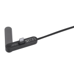 USB-C-Ladekabel aus recyceltem Kunststoff mit Handyhalterung, 60 W