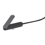 USB-C-Ladekabel aus recyceltem Kunststoff mit Handyhalterung, 60 W