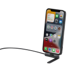 USB-C-Ladekabel aus recyceltem Kunststoff mit Handyhalterung, 60 W