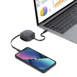 Ausziehbares USB-C-Ladekabel aus recycelten Materialien, 60 W