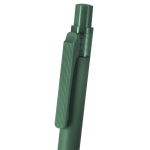 Druckkugelschreiber aus Aluminium mit gummierter Oberfläche, blau