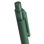 Druckkugelschreiber aus Aluminium mit gummierter Oberfläche, blau