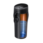 Thermobecher aus recyceltem Edelstahl mit Druckknopf, 280 ml