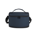 Erweiterbare Kühltasche aus Kunstleder und Aluminium, 8 bis 10 l farbe marineblau erste Ansicht