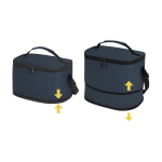 Erweiterbare Kühltasche aus Kunstleder und Aluminium, 8 bis 10 l