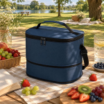 Erweiterbare Kühltasche aus Kunstleder und Aluminium, 8 bis 10 l