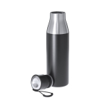 Thermoflasche aus recyceltem Edelstahl mit Tragekordel, 500 ml