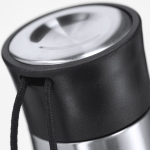 Thermoflasche aus recyceltem Edelstahl mit Tragekordel, 500 ml