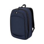 Erweiterbarer Laptop-Rucksack aus Polyester und Kunstleder, 15 Zoll