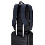 Erweiterbarer Laptop-Rucksack aus Polyester und Kunstleder, 15 Zoll