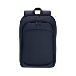 Erweiterbarer Laptop-Rucksack aus Polyester und Kunstleder, 15 Zoll